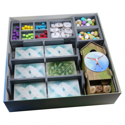 Folded Space Insert - Wingspan + Expansions i gruppen SÄLLSKAPSSPEL / Tillbehör / Inserts & Organizers hos Spelexperten (FS-WINGv2)