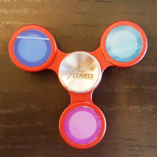 Starss Fidget Spinner - Red i gruppen  hos Spelexperten (FSPIN-S01RED)