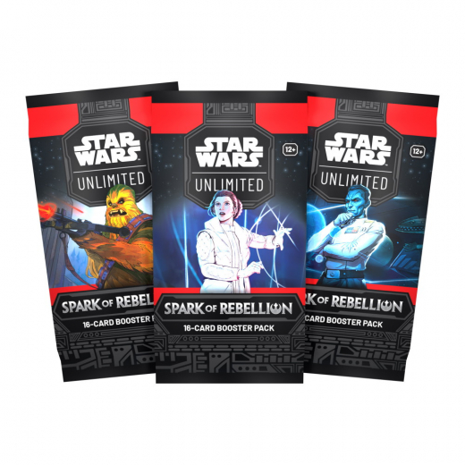 Star Wars: Unlimited - Spark of Rebellion Booster Pack i gruppen SÄLLSKAPSSPEL hos Spelexperten (FSWH0101-BOS)