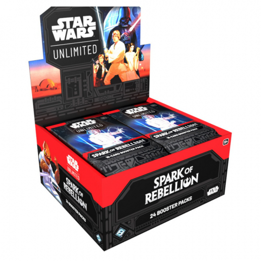 Star Wars: Unlimited - Spark of Rebellion Booster Display i gruppen SÄLLSKAPSSPEL / Kortspel hos Spelexperten (FSWH0101-DIS)