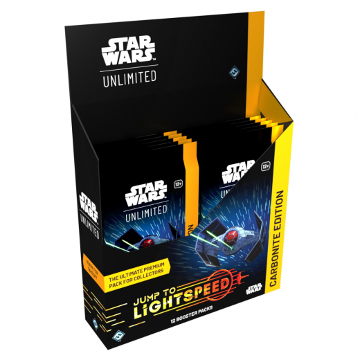 Star Wars: Unlimited - Jump to Lightspeed Carbonite Booster Display i gruppen Nyheter hos Spelexperten (FSWH0405-DIS)
