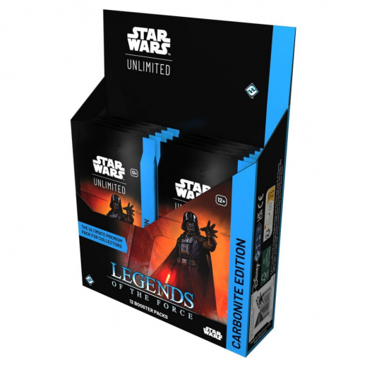 Star Wars: Unlimited - Legends of the Force Carbonite Booster Display i gruppen SÄLLSKAPSSPEL / Kortspel hos Spelexperten (FSWH0505-DIS)