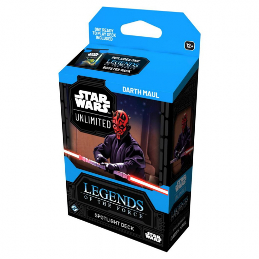 Star Wars: Unlimited - Legends of the Force - Darth Maul i gruppen SÄLLSKAPSSPEL / Kortspel hos Spelexperten (FSWH0510-DAR)