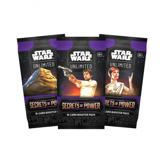 Star Wars: Unlimited - Secrets of Power Booster Pack i gruppen SÄLLSKAPSSPEL / Kortspel hos Spelexperten (FSWH0601-BOS)