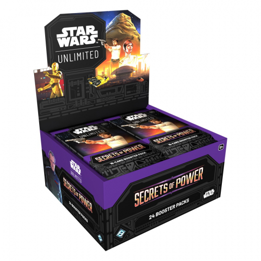 Star Wars: Unlimited - Secrets of Power Booster Display i gruppen SÄLLSKAPSSPEL / Kortspel hos Spelexperten (FSWH0601-DIS)