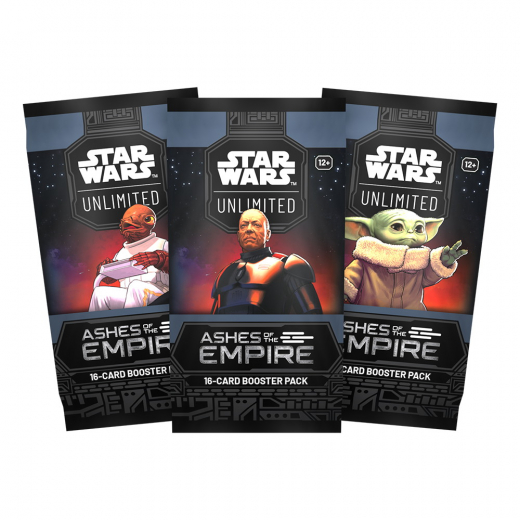 Star Wars: Unlimited - Ashes of the Empire Booster Pack i gruppen SÄLLSKAPSSPEL / Kortspel hos Spelexperten (FSWH0802-BOS)