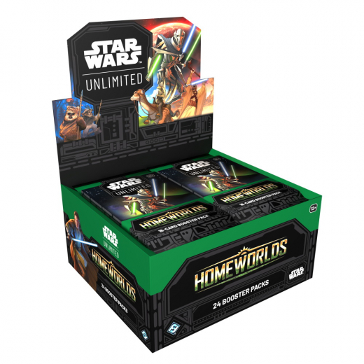 Star Wars: Unlimited - Homeworlds Booster Display i gruppen SÄLLSKAPSSPEL / Spelserier / Star Wars: Unlimited TCG hos Spelexperten (FSWH0902-DIS)
