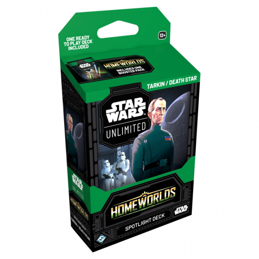 Star Wars: Unlimited - Homeworlds Tarkin/Death Star Spotlight Deck i gruppen SÄLLSKAPSSPEL / Spelserier / Star Wars: Unlimited TCG hos Spelexperten (FSWH0910-TAR)