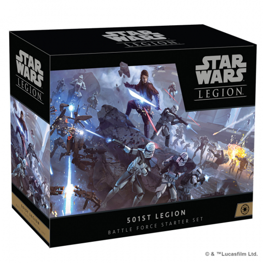 Star Wars: Legion - 501st Legion Starter Set (Exp.) i gruppen SÄLLSKAPSSPEL / Strategispel hos Spelexperten (FSWL123)