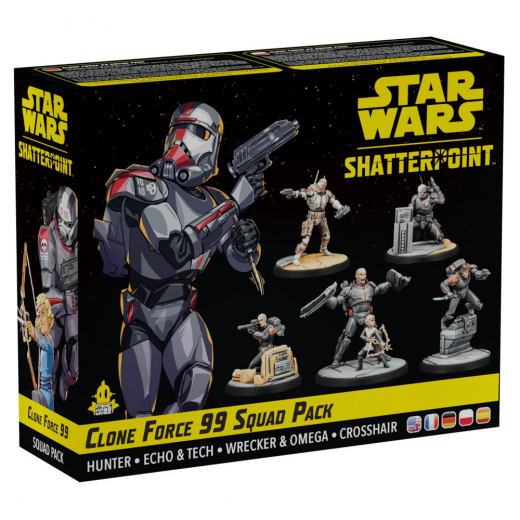 Star Wars: Shatterpoint - Clone Force 99 Squad Pack (Exp.) i gruppen SÄLLSKAPSSPEL / Expansioner hos Spelexperten (FSWP38)