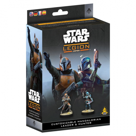 Star Wars: Legion - Customizable Mandalorian Leader and Hunter (Exp.) i gruppen SÄLLSKAPSSPEL / Spelserier / Star Wars Legion hos Spelexperten (FSWQ152)