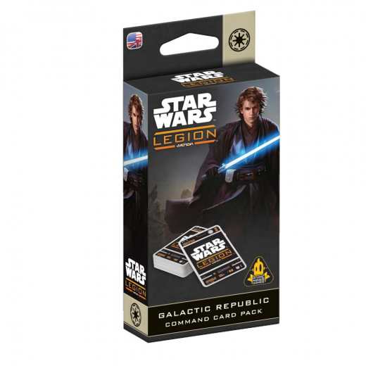 Star Wars: Legion - Galactic Republic Command Card Pack (Exp.) i gruppen SÄLLSKAPSSPEL / Spelserier / Star Wars Legion hos Spelexperten (FSWQ157)