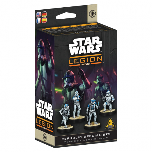 Star Wars: Legion - Republic Specialists (Exp.) i gruppen SÄLLSKAPSSPEL / Spelserier / Star Wars Legion hos Spelexperten (FSWQ200)