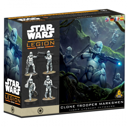 Star Wars: Legion - Clone Trooper Marksmen (Exp.) i gruppen SÄLLSKAPSSPEL / Spelserier / Star Wars Legion hos Spelexperten (FSWQ23)