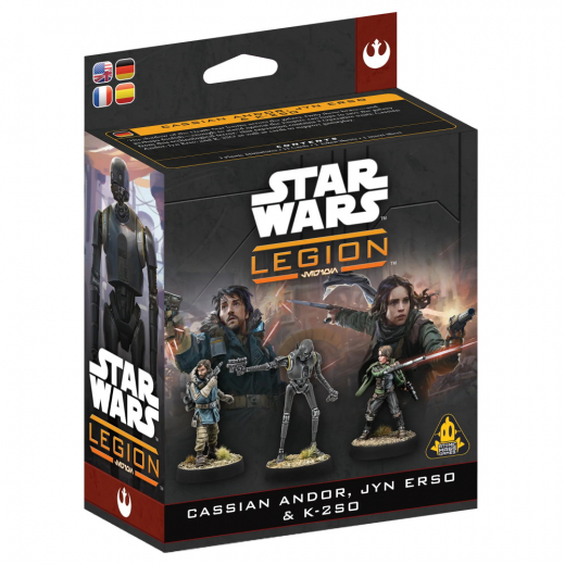 Star Wars: Legion - Cassian Andor, Jyn Erso & K-2SO (Exp.) i gruppen SÄLLSKAPSSPEL / Expansioner hos Spelexperten (FSWQ39)