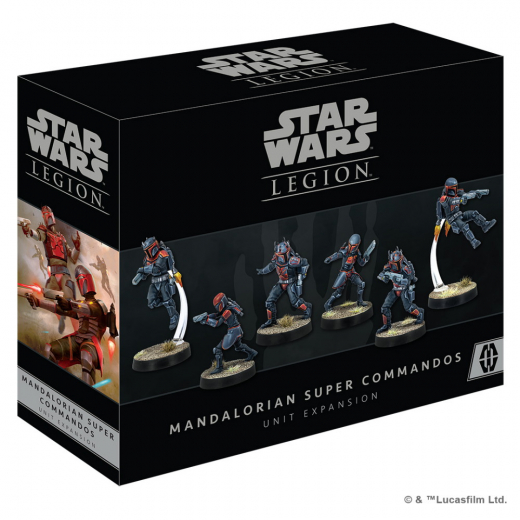 Star Wars: Legion - Mandalorian Super Commandos (Exp.) i gruppen SÄLLSKAPSSPEL / Spelserier / Star Wars Legion hos Spelexperten (FSWQ69)