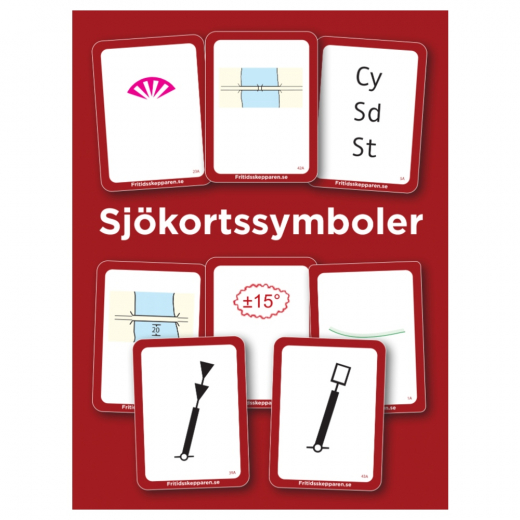 Spelkort: Sjökortssymboler i gruppen SÄLLSKAPSSPEL hos Spelexperten (Fri-630012)