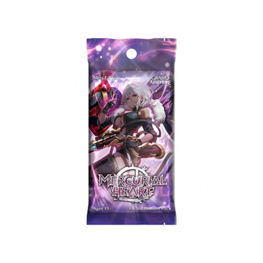 Grand Archive TCG: Mercurial Heart Booster Pack i gruppen SÄLLSKAPSSPEL / Kortspel hos Spelexperten (GA24B4-BOS)