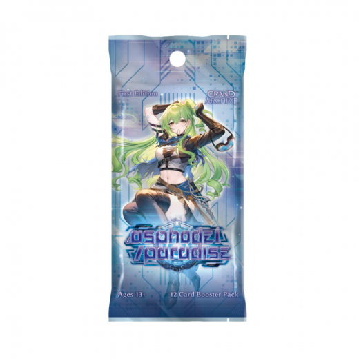 Grand Archive TCG: .asphodel/paradis First Edition Booster Pack i gruppen SÄLLSKAPSSPEL / Kortspel hos Spelexperten (GA26B10-EN-BOS)