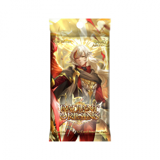 Grand Archive TCG: Radiant Origins First Edition Booster Pack i gruppen KOMMANDE RELEASER hos Spelexperten (GA26B9-EN-BOS)