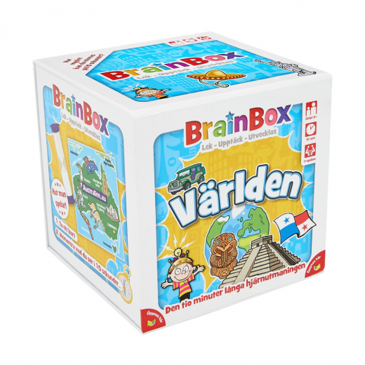 Brain Box - Världen i gruppen SÄLLSKAPSSPEL / Barnspel hos Spelexperten (GBGBB01SE)