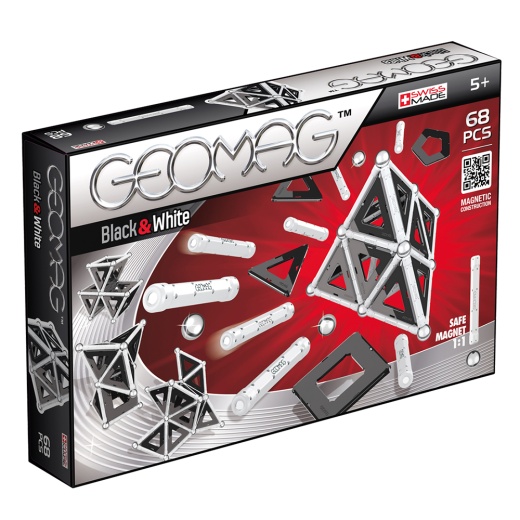 Geomag Black & White - 68 Bitar i gruppen  hos Spelexperten (GEO012)