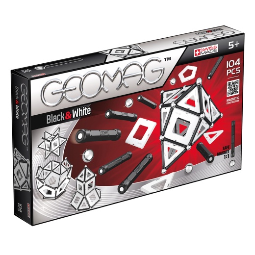 Geomag Black & White - 104 Bitar i gruppen  hos Spelexperten (GEO013)