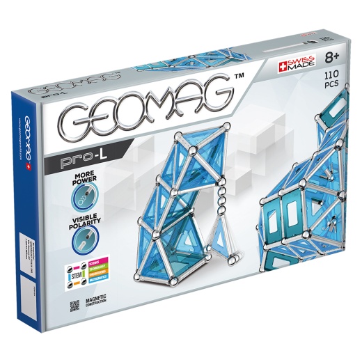 Geomag Pro-L 110 Bitar i gruppen LEKSAKER / Byggklossar / Geomag hos Spelexperten (GEO024)