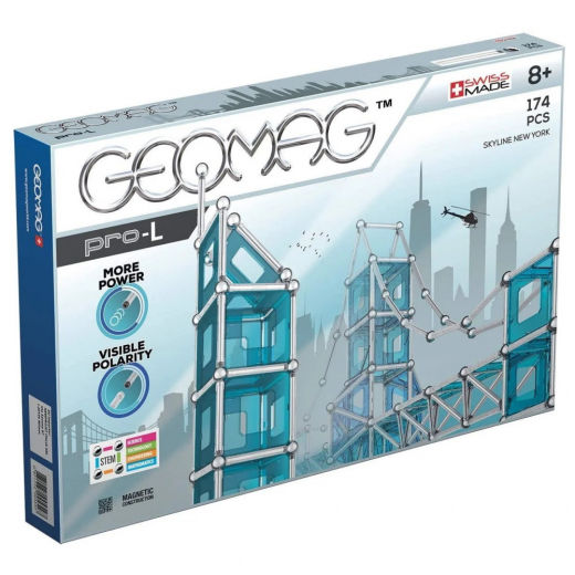 Geomag Pro-L Skyline New York 174 Bitar i gruppen LEKSAKER / Byggklossar / Geomag hos Spelexperten (GEO1027)