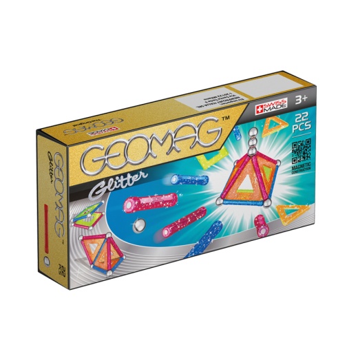 Geomag Glitter 22 Delar i gruppen LEKSAKER / Byggklossar / Geomag hos Spelexperten (GEO530)