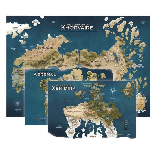 Dungeons & Dragons: Eberron Map Set i gruppen  hos Spelexperten (GF072794)