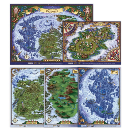 Dungeons & Dragons: The Wild Beyond the Witchlight Map Set i gruppen SÄLLSKAPSSPEL / Rollspel / Dungeons & Dragons hos Spelexperten (GF072807)