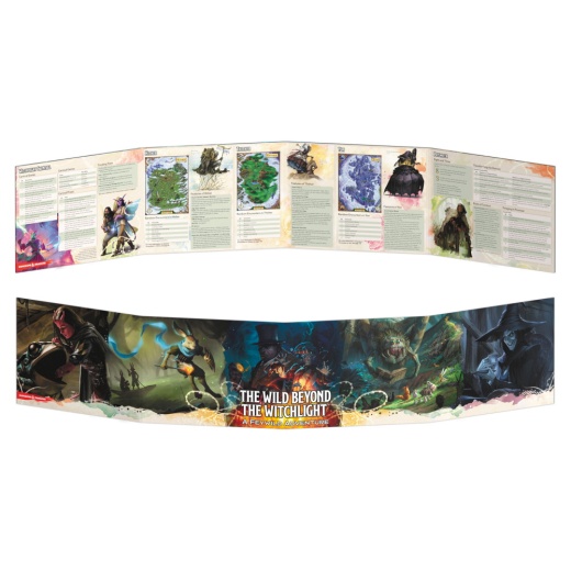 Dungeons & Dragons: The Wild Beyond the Witchlight DM Screen i gruppen SÄLLSKAPSSPEL / Rollspel / Dungeons & Dragons hos Spelexperten (GF073715)