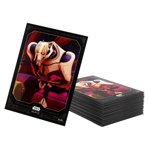GameGenic Art Sleeves 64 x 90 mm - Star Wars General Grievous i gruppen SÄLLSKAPSSPEL / Tillbehör / Sleeves hos Spelexperten (GGS15060ML)