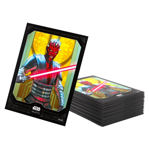 GameGenic Art Sleeves 64 x 90 mm - Star Wars Darth Maul i gruppen SÄLLSKAPSSPEL / Tillbehör / Sleeves hos Spelexperten (GGS15062ML)
