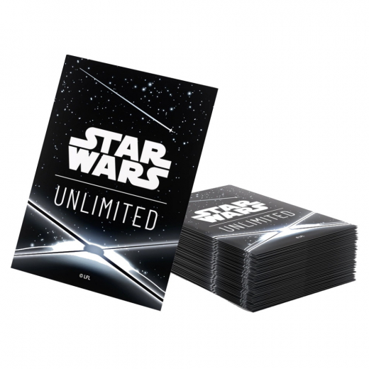 GameGenic Art Sleeves 64 x 90 mm - Star Wars Card Back Black i gruppen SÄLLSKAPSSPEL / Tillbehör / Sleeves hos Spelexperten (GGS15064ML)