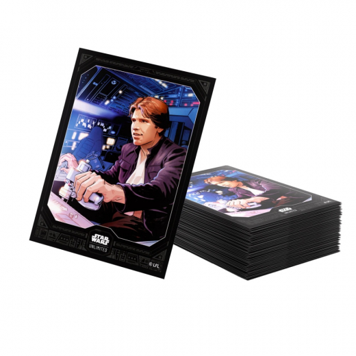 GameGenic Art Sleeves 64 x 90 mm - Star Wars Han Solo i gruppen SÄLLSKAPSSPEL / Tillbehör / Sleeves hos Spelexperten (GGS15072ML)