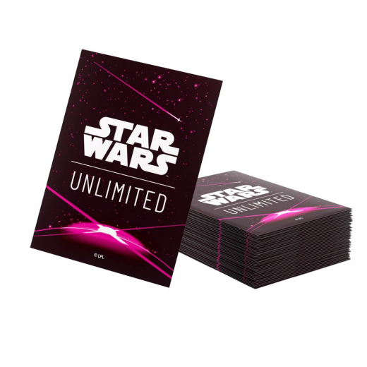 GameGenic Art Sleeves 64 x 90 mm - Star Wars Card Back Magenta i gruppen SÄLLSKAPSSPEL / Tillbehör hos Spelexperten (GGS15076ML)