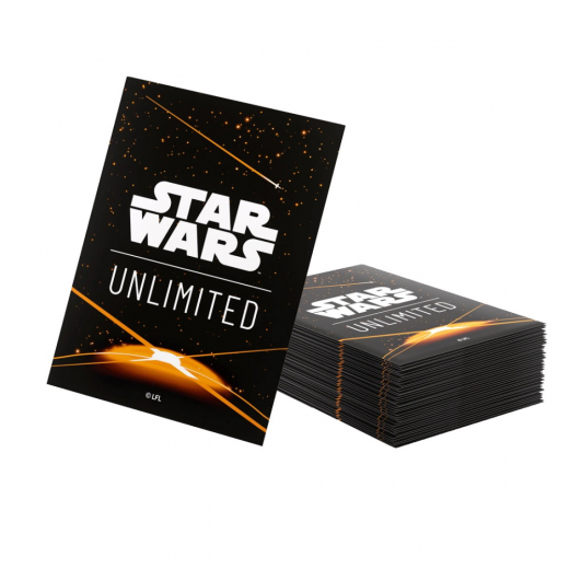 GameGenic Art Sleeves 64 x 90 mm - Star Wars Card Back Orange i gruppen SÄLLSKAPSSPEL / Tillbehör / Sleeves hos Spelexperten (GGS15077ML)