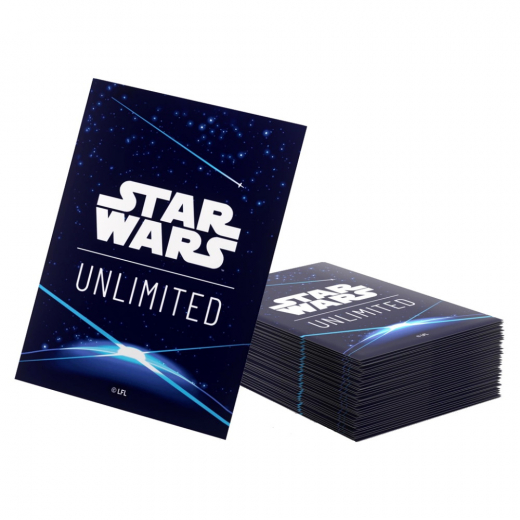 GameGenic Art Sleeves 64 x 90 mm - Star Wars Card Back Blue i gruppen SÄLLSKAPSSPEL / Tillbehör / Sleeves hos Spelexperten (GGS15078ML)