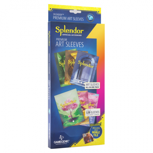 Splendor: Art Sleeves 64 x 89 mm i gruppen SÄLLSKAPSSPEL / Tillbehör / Sleeves hos Spelexperten (GGS15089ML)