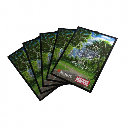Magic Art Sleeves 64 x 90 mm - Spider-Man Forest i gruppen SÄLLSKAPSSPEL / Tillbehör / Sleeves hos Spelexperten (GGS15119ML)