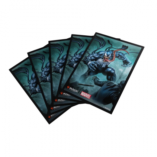 Magic Art Sleeves 64 x 90 mm - Spider-Man Venom i gruppen SÄLLSKAPSSPEL / Tillbehör / Sleeves hos Spelexperten (GGS15122ML)
