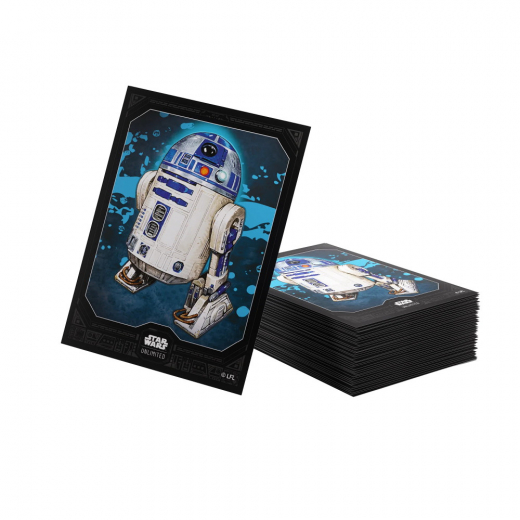 Star Wars Art Sleeves 64 x 90 mm - R2-D2 i gruppen SÄLLSKAPSSPEL / Tillbehör / Sleeves hos Spelexperten (GGS15130ML)
