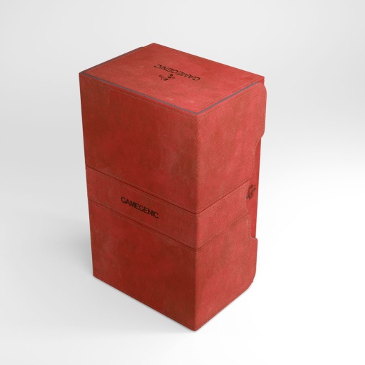 GameGenic Stronghold 200+ Convertible Deck Box (Red) i gruppen SÄLLSKAPSSPEL / Tillbehör / Förvaring hos Spelexperten (GGS20027ML)