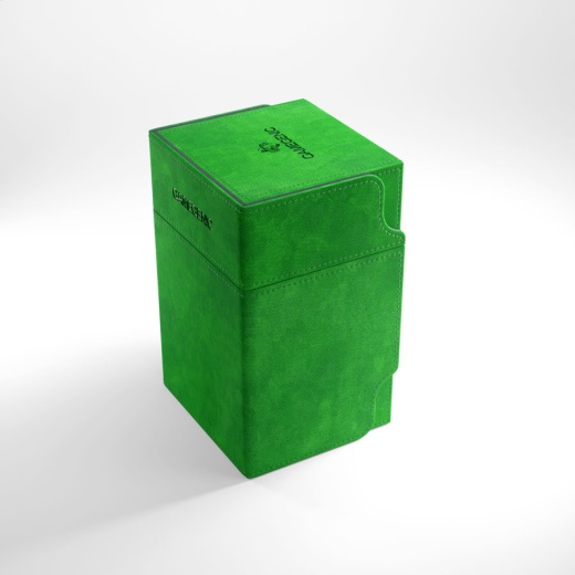 GameGenic Watchtower 100+ Convertible Deck Box (Green) i gruppen SÄLLSKAPSSPEL / Tillbehör / Förvaring hos Spelexperten (GGS20041ML)