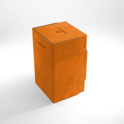 GameGenic Watchtower 100+ Convertible Deck Box (Orange) i gruppen SÄLLSKAPSSPEL / Tillbehör / Förvaring hos Spelexperten (GGS20045ML)