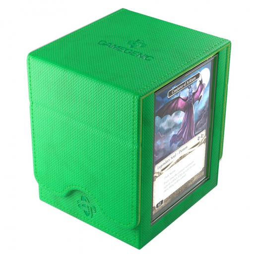GameGenic Squire 100+ XL Convertible Deck Box - Green i gruppen SÄLLSKAPSSPEL / Tillbehör / Förvaring hos Spelexperten (GGS20216ML)