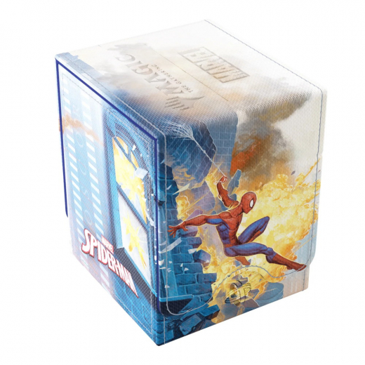 Magic Squire PLUS 100+ XL Convertible Deck Box - Spider-Man i gruppen SÄLLSKAPSSPEL / Tillbehör / Förvaring hos Spelexperten (GGS20250ML)