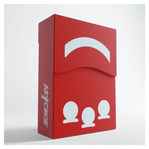 Keyforge Aries Deck Box - Red i gruppen  hos Spelexperten (GGS25001ML)